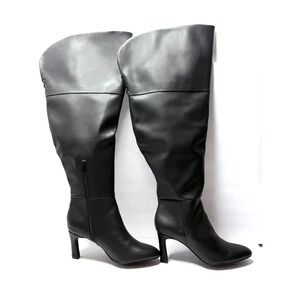 Madden Girl Women's Decode Over-The-Knee Dress Boots Black Size 8 NWT/BOX